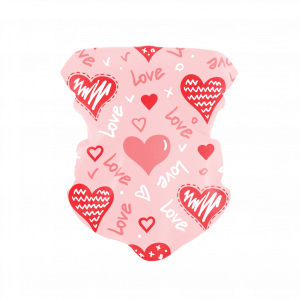 Love is Love is Love Reusable Neck Gaiter and Face Shield