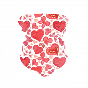 In Love Reusable Neck Gaiter and Face Shield