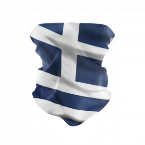 Greece Gaiter Reusable Neck Gaiter and Face Shield