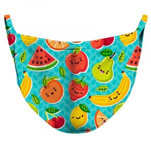 Juicy Fruits Reusable Double Layer Cloth Face Mask and Covering