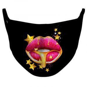 Star Lips Reusable Double Layer Cloth Face Mask and Covering
