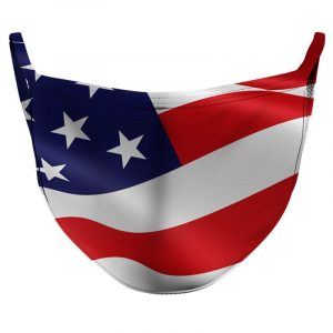 American Flag Reusable Double Layer Cloth Face Mask and Covering