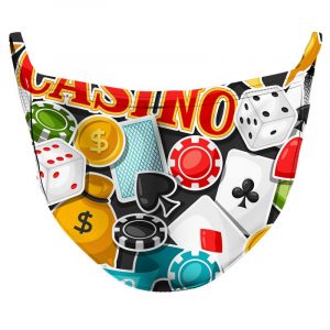 Let's go to the Casino! Reusable Double Layer Cloth Face Mask and Covering