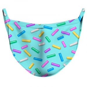 More Sprinkles Please Reusable Double Layer Cloth Face Mask and Covering