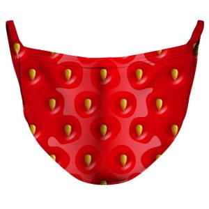 Strawberry Mouth Reusable Double Layer Cloth Face Mask and Covering
