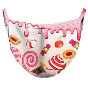 Sweets Reusable Double Layer Cloth Face Mask and Covering