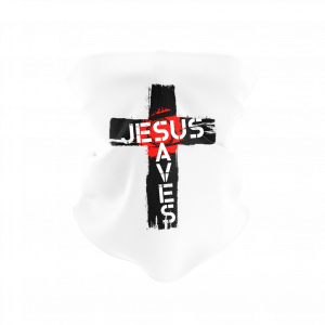 Jesus Saves Reusable Neck Gaiter and Face Shield