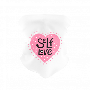Self Love Pink Reusable Neck Gaiter and Face Shield
