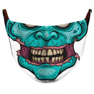 Sad Zombie Reusable Double Layer Cloth Face Mask and Covering