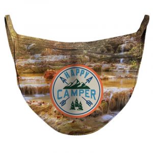 Happy Camper Reusable Double Layer Cloth Face Mask and Covering