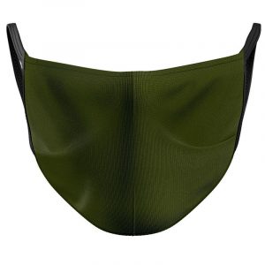 Tactical Green 3-Pack Reusable Double Layer Cloth Face Mask and Covering